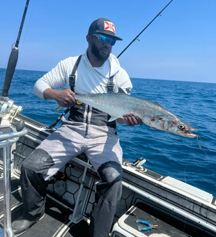 Cast Away in Port Canaveral Spanish Mackerel